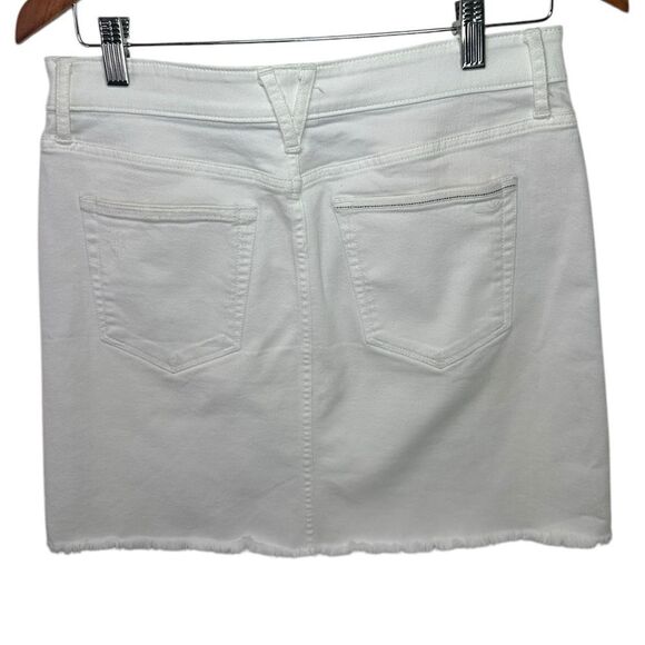 Vineyard Vines White Denim Skirt Size 4 - Picture 7 of 11